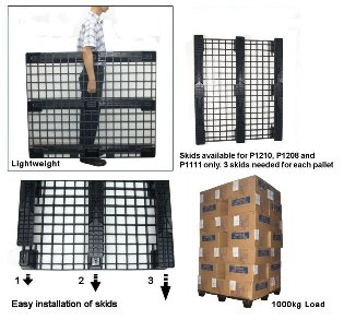 light weight plastic pallet